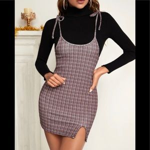 NEW NWOT tie shoulder dress not including top